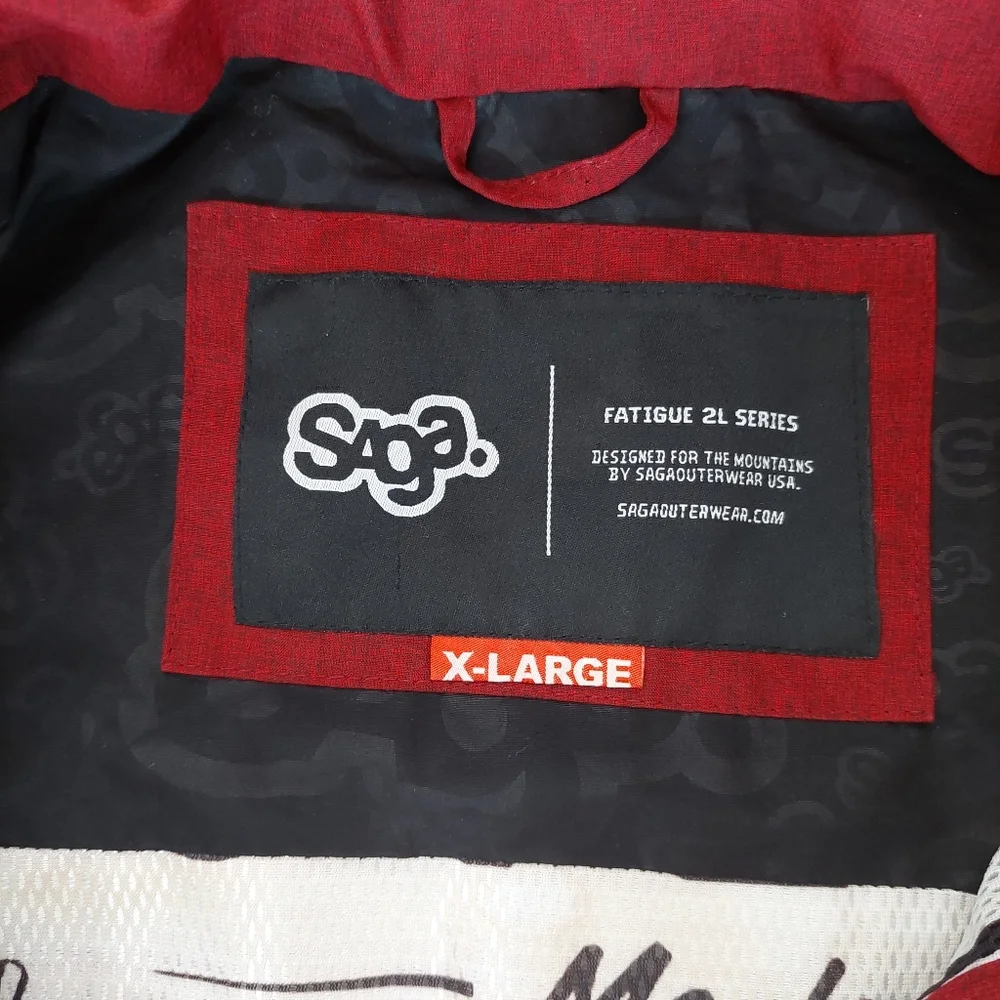 Saga Outerwear Fatigue 2L Ski‎ and Snowboard Winter Coat Jacket Size XL